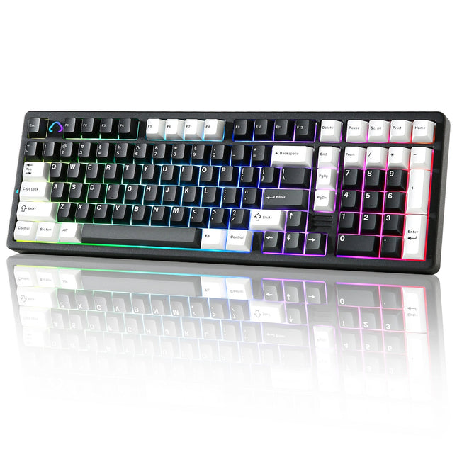 YUNZII AL98 QMK/VIA Hot-Swap Wireless Aluminum Mechanical Gaming Keyboard