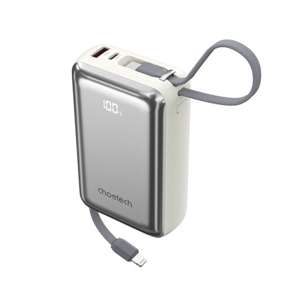 Choetech PowerLeap 20000mAh 45W Power Bank with USB-C and Lightning Cables