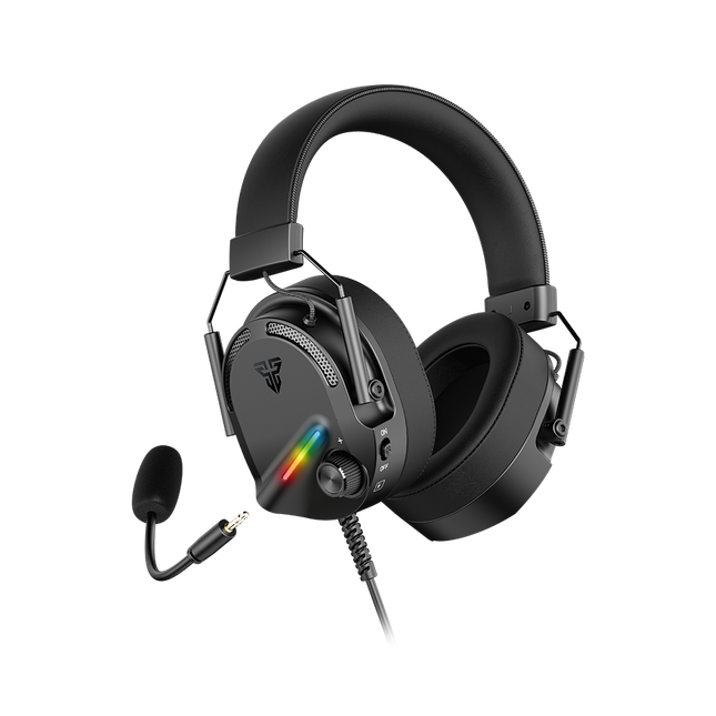 Fantech HG26 PC Headset USB Connector with Microphone 7.1 Surround Sound RGB Light Gaming Headphone