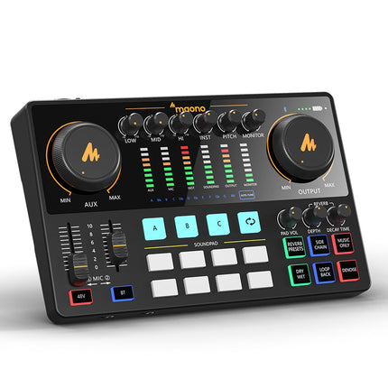 MAONO CASTER AME2 Audio Interface & Podcast Equipment (E2)