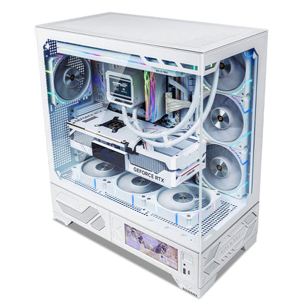 Valkyrie VK03 ATX Mid Tower Gaming PC Case LCD Display Without Fan