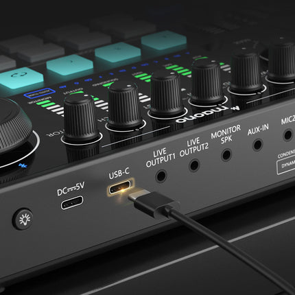 MAONO CASTER AME2 Audio Interface & Podcast Equipment (E2)