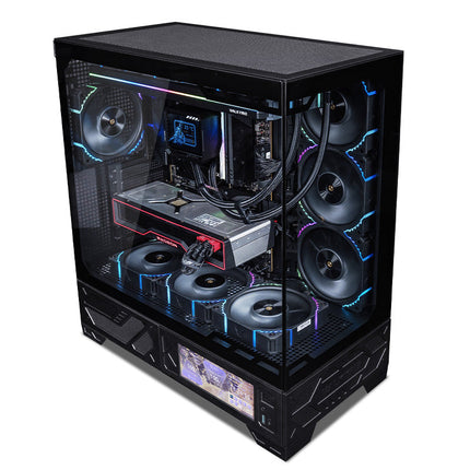 Valkyrie VK03 ATX Mid Tower Gaming PC Case LCD Display Without Fan