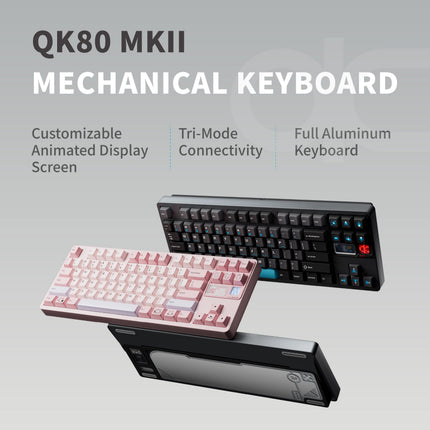 Qwertykeys QK80Mk2 Custom Wireless Mechanical Keyboard