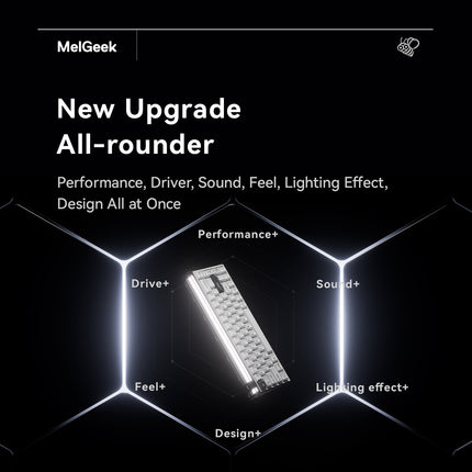 MelGeek MADE68 Ultra+ Wired Aluminum Custom Gaming HE Keyboard