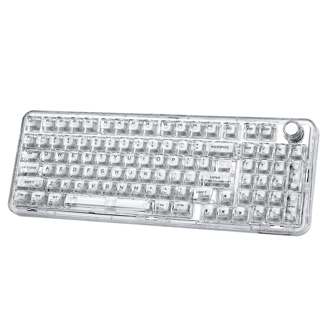 YUNZII X98 Transparent QMK/VIA Wireless Mechanical Keyboard