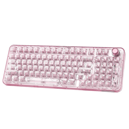 YUNZII X98 Transparent QMK/VIA Wireless Mechanical Keyboard