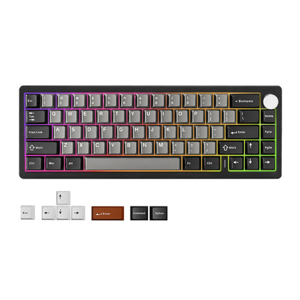 YUNZII AL68 QMK/VIA Tri-Mode Hot-Swap Wireless Mechanical Keyboard