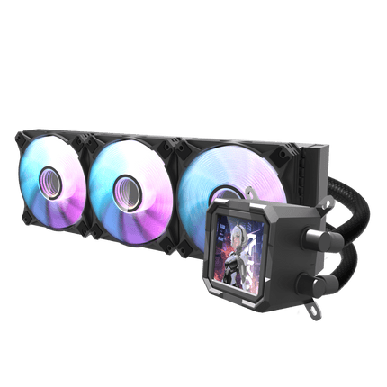 DarkFlash DV360S ARGB LCD Display Liquid CPU Cooler 360mm