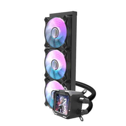 DarkFlash DV360S ARGB LCD Display Liquid CPU Cooler 360mm