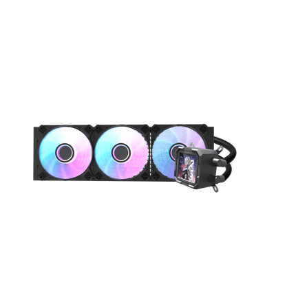 DarkFlash DV360S ARGB LCD Display Liquid CPU Cooler 360mm