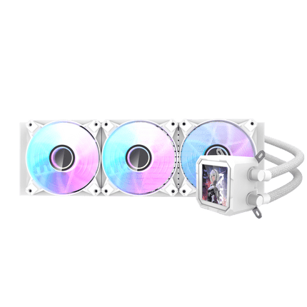 DarkFlash DV360S ARGB LCD Display Liquid CPU Cooler 360mm