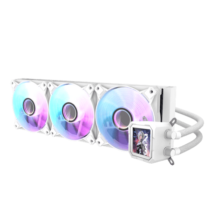 DarkFlash DV360S ARGB LCD Display Liquid CPU Cooler 360mm
