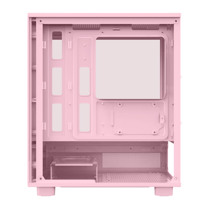 DarkFlash Gaming Pink PC Case Mini ATX Computer Tower with 5 Fans