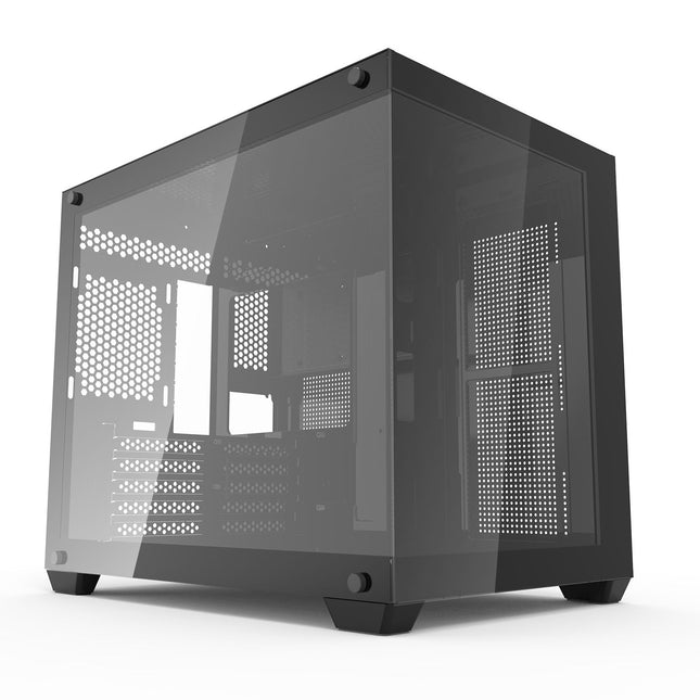 DarkFlash C285MP M-ATX PC CASE Tempered Glass Side Panel without Fan