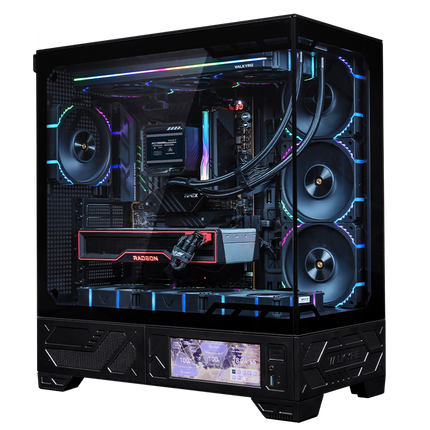 Valkyrie VK03 ATX Mid Tower Gaming PC Case LCD Display Without Fan