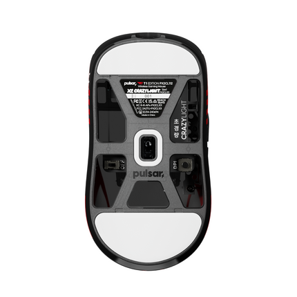 Pulsar X2 CrazyLight 8K 35g Ultra-Lightweight Wireless Gaming Mouse -T1 Edition (Black)
