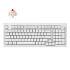 Fully Assembled Knob / White / Gateron Jupiter Red