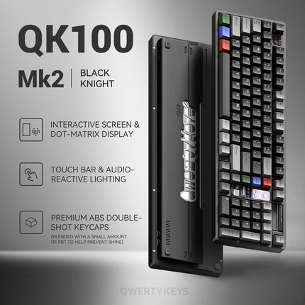 Qwertykeys QK100 Mk2 Prebuilt Wireless Mechanical Keyboard