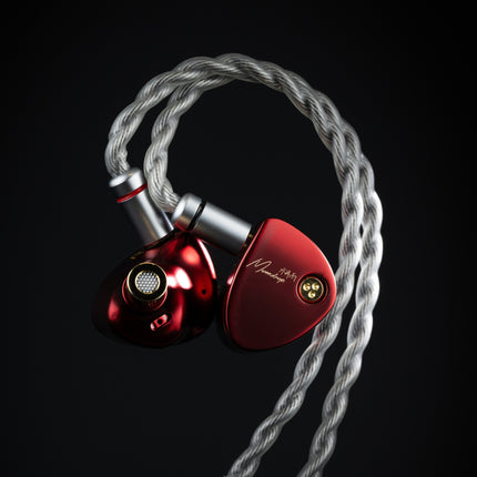 MOONDROP ARIA2 RUBY Dynamic Driver Wired IEM In-Ear Monitor Ceramic-coated Headphones