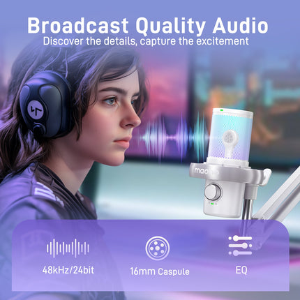 MAONO DM40 Pro USB/Wireless Gaming Desktop Microphone