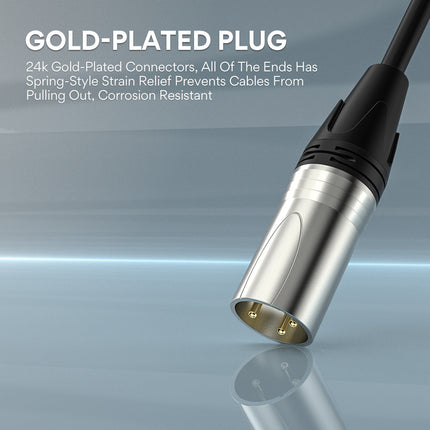 MAONO XLR Microphone Cable Premium XLR Patch Cable (180cm/ 6FT)