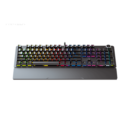 Fantech Gaming PC Mechanical Keyboard RGB Backlit Anti-Ghosting Key with Wrist Rest (MK853)