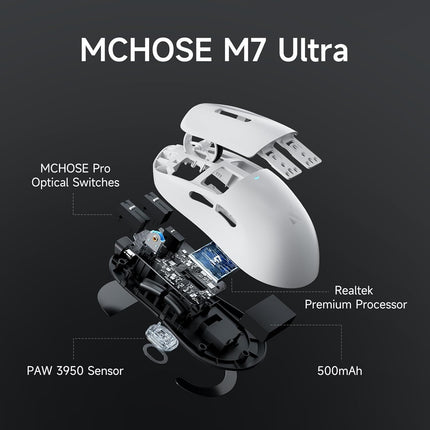 MCHOSE M7 Ultra 8K Wireless Gaming Mouse