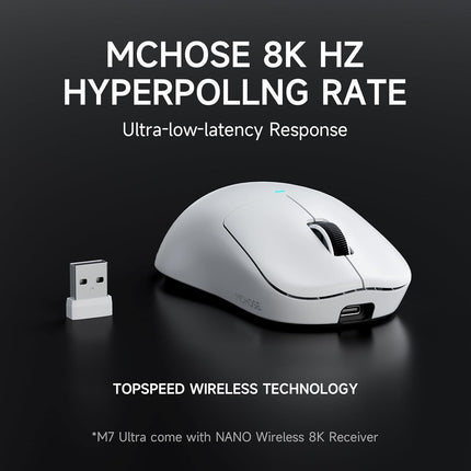 MCHOSE M7 Ultra 8K Wireless Gaming Mouse