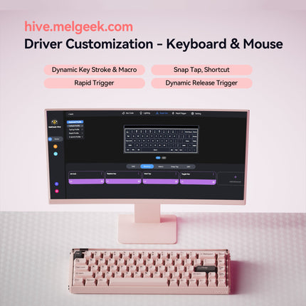 MelGeek MADE68 Pro Magnetic Custom Gaming HE Keyboard