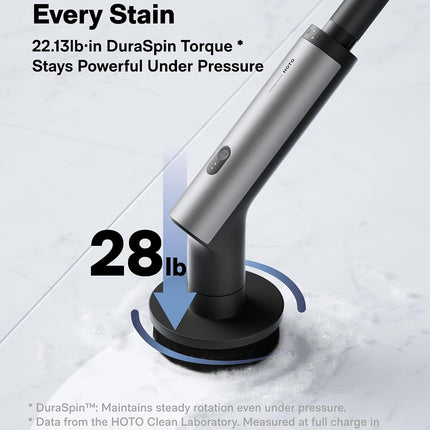 HOTO Swift Easycare Cordless Waterproof Electric Spin Scrubber