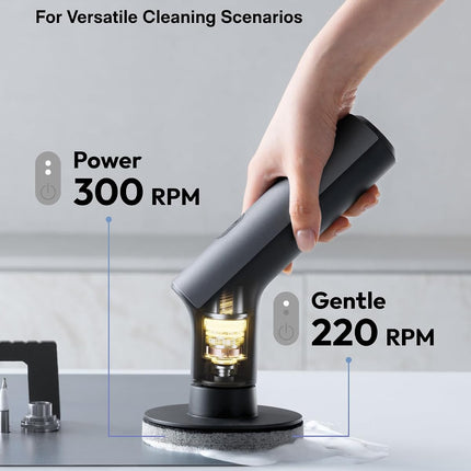 HOTO Swift Easycare Cordless Waterproof Electric Spin Scrubber