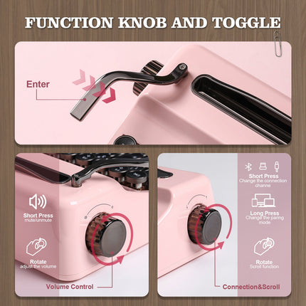 YUNZII QL75 Retro Typewriter QMK/VIA Wireless Mechanical Keyboard