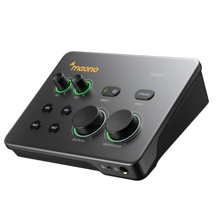 Maono P2 USB Hybrid Aluminium panel Audio Interface for Music Production, Streaming, Podcast