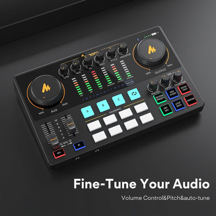 MAONO CASTER AME2 Audio Interface & Podcast Equipment (E2)