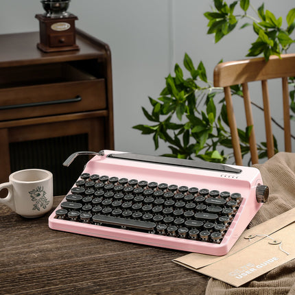 YUNZII QL75 Retro Typewriter QMK/VIA Wireless Mechanical Keyboard