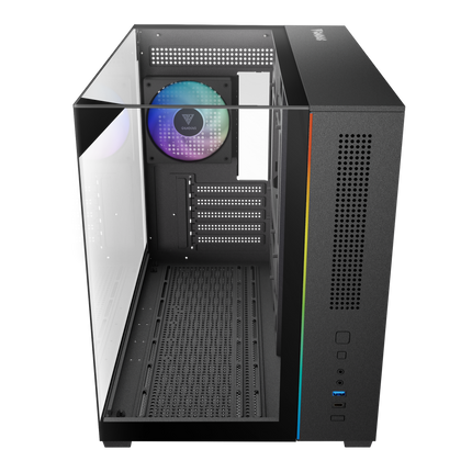 Gamdias ATLAS M3M M-ATX PC CASE Tempered Glass Computer Case with 3 ARGB Fans