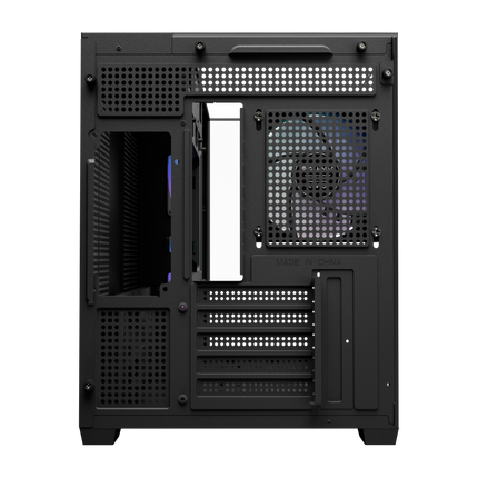 Gamdias ATLAS M3M M-ATX PC CASE Tempered Glass Computer Case with 3 ARGB Fans