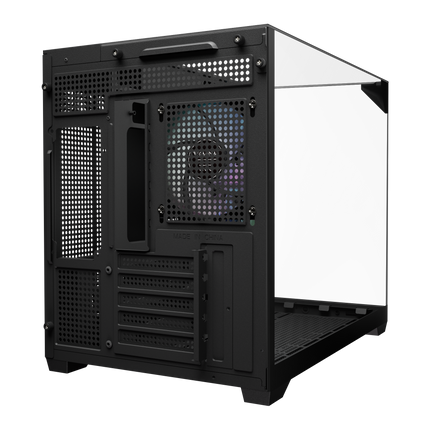 Gamdias ATLAS M3M M-ATX PC CASE Tempered Glass Computer Case with 3 ARGB Fans