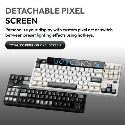 VOICSKY ATMOS 87 Wireless Mechanical Keyboard with Custom Pixel Dynamic Screen