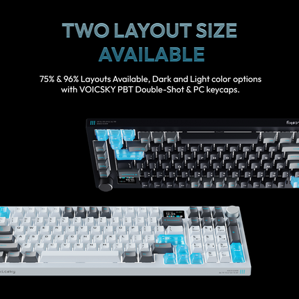 VOICSKY ECHO 75 Wireless Mechanical Keyboard With Dynamic Screen