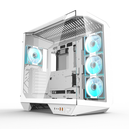 DarkFlash PC Case ATX Mid-Tower Gaming Computer Case with 4x ARGB Fans