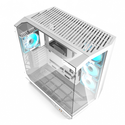 DarkFlash PC Case ATX Mid-Tower Gaming Computer Case with 4x ARGB Fans