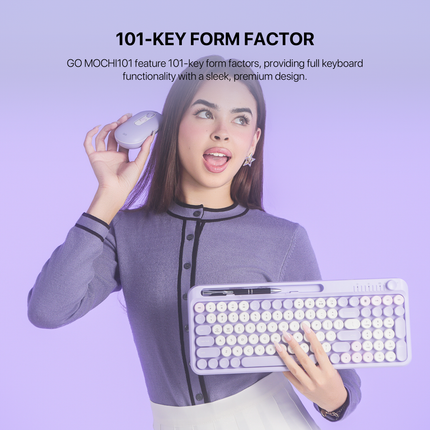 Fantech GO MOCHI101 95% Wireless Keyboard and Mouse Combo Computer Keyboard Set