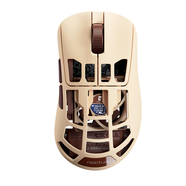 (Pre-Order) Pulsar x Noctua Feinmann F01 8K Wireless Fan-Cooled Gaming Mouse
