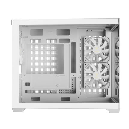 Gamdias AURA GC10M V2 M-ATX PC CASE Tempered Glass Side Panel with 3 ARGB Fans