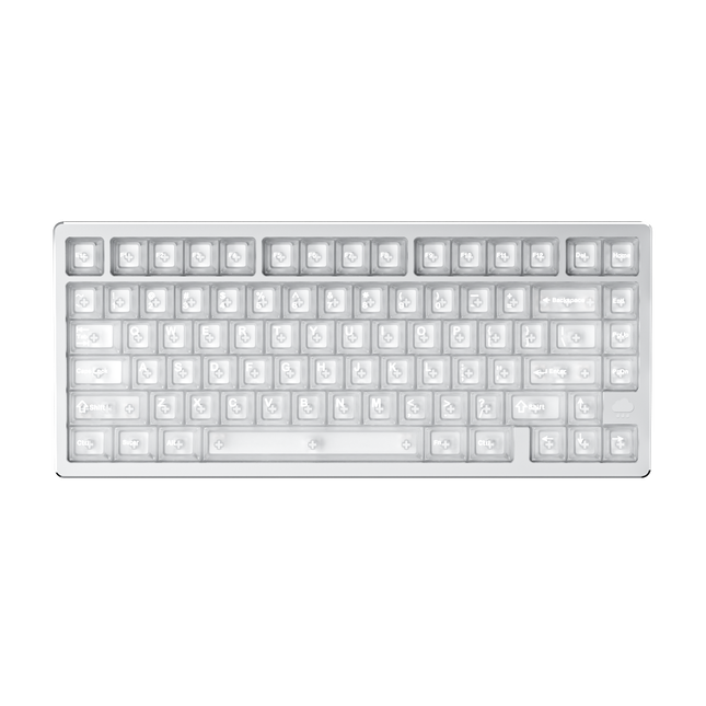 WOBKEY Rainy 75 Aluminum RGB Wireless Mechanical Keyboard