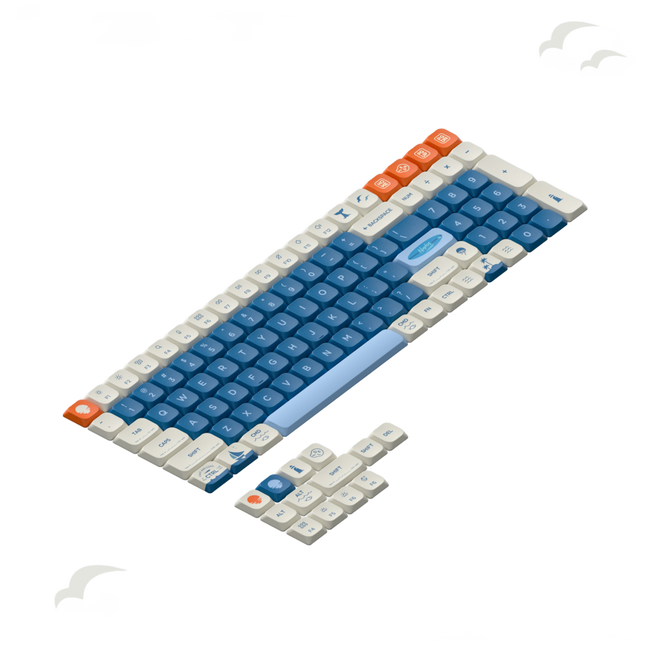 Nuphy Shiokaze nSA Dye-sub PBT Keycaps
