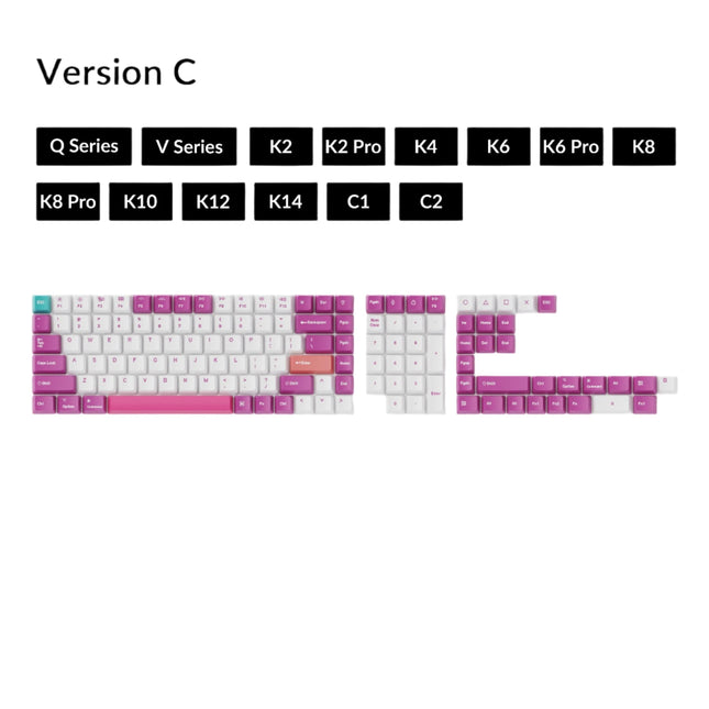 Keychron OEM Dye-Sub PBT Keycap Set - Unicorn
