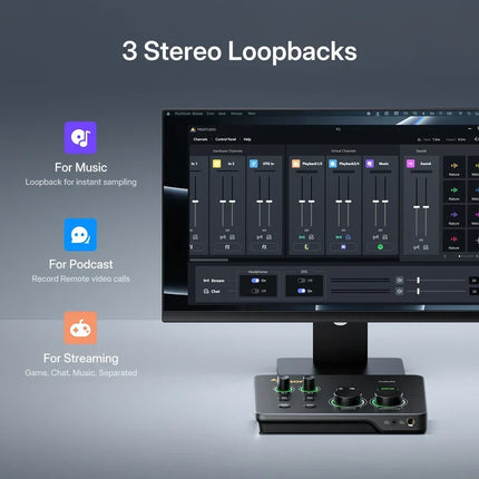 Maono P2 USB Hybrid Aluminium panel Audio Interface for Music Production, Streaming, Podcast